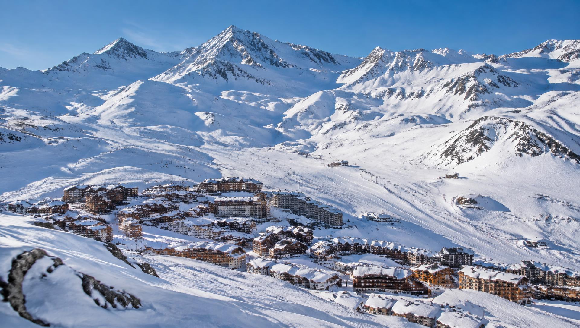 Val Thorens ski resort in Savoie, France